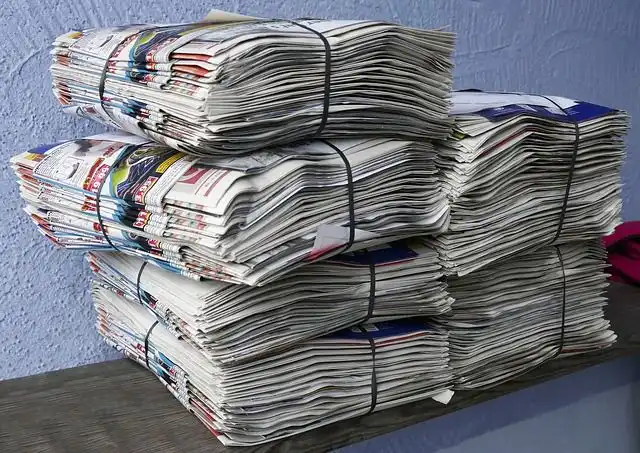 newspapers-stack-of image